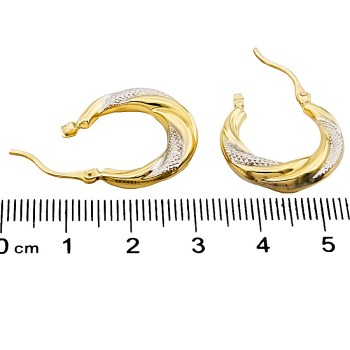 9ct Gold Hollow Hoop Earrings